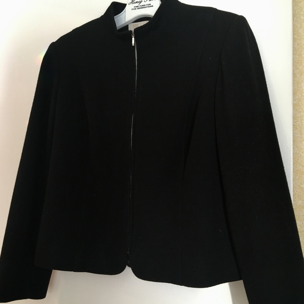 black wool (part cashmere) jacket
